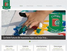 Tablet Screenshot of colegio-almafuerte.com.ar